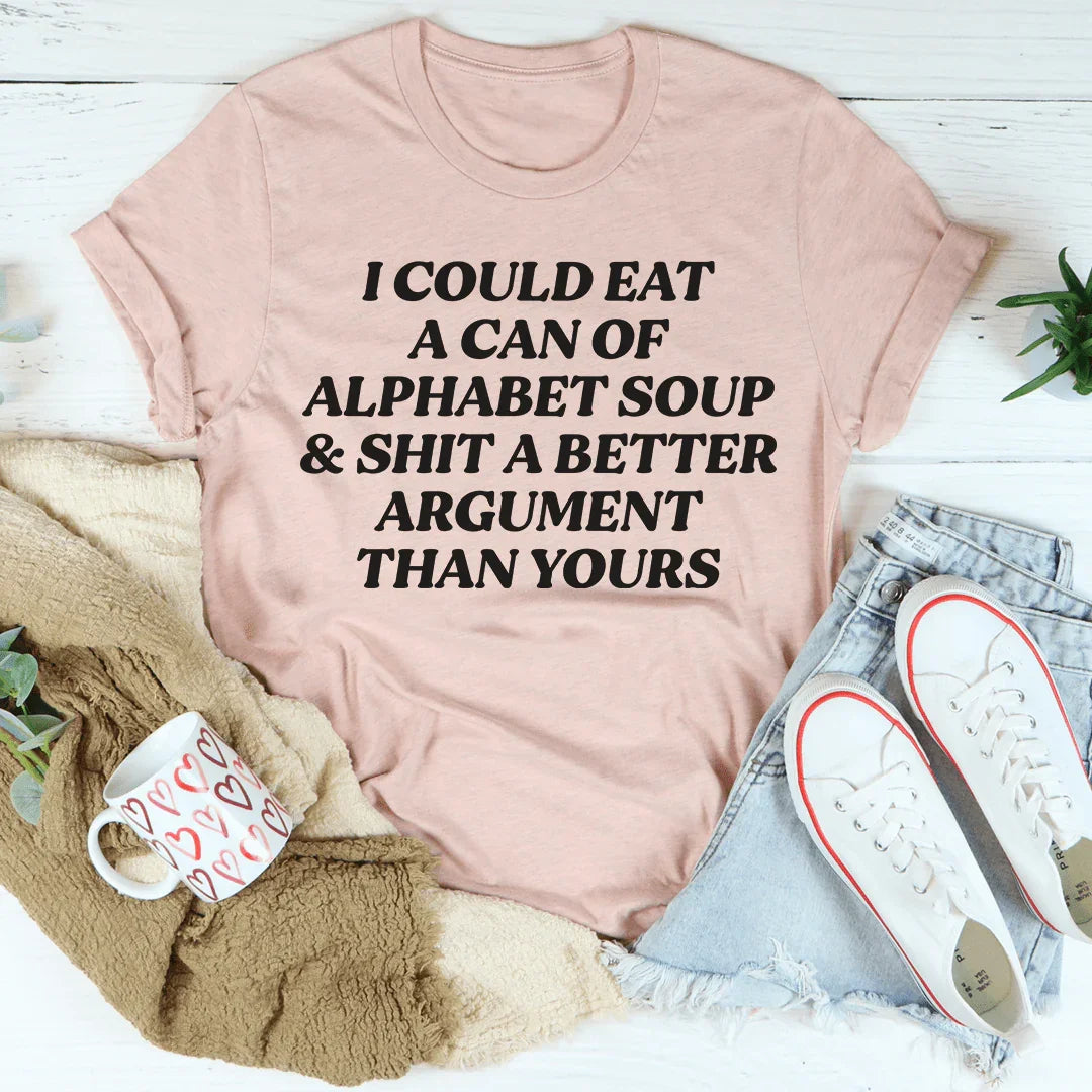Alphabet Soup Tee - WonderingCloth