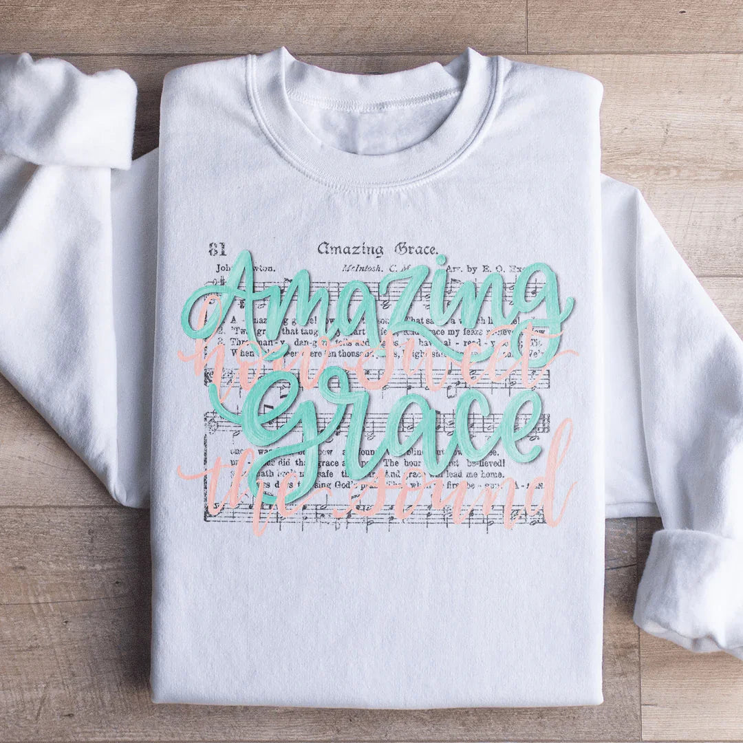 Amazing Grace Song Sweatshirt - WonderingCloth