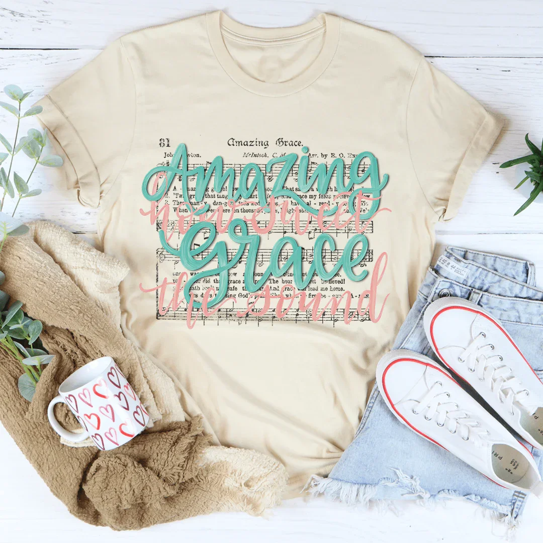 Amazing Grace Song Tee - WonderingCloth