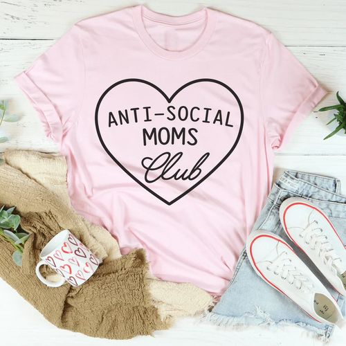 Anti-Social Moms Club Tee - WonderingCloth