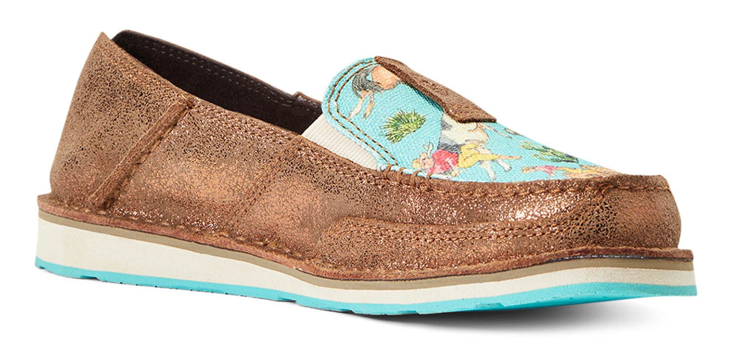 Ariat Women's Cruiser Slip-On Shoes – Comfortable, Lightweight Moc Toe Casual Shoes for Everyday Wear - WonderingCloth