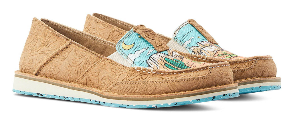 Ariat Women's Cruiser Slip-On Shoes – Comfortable, Lightweight Moc Toe Casual Shoes for Everyday Wear - WonderingCloth