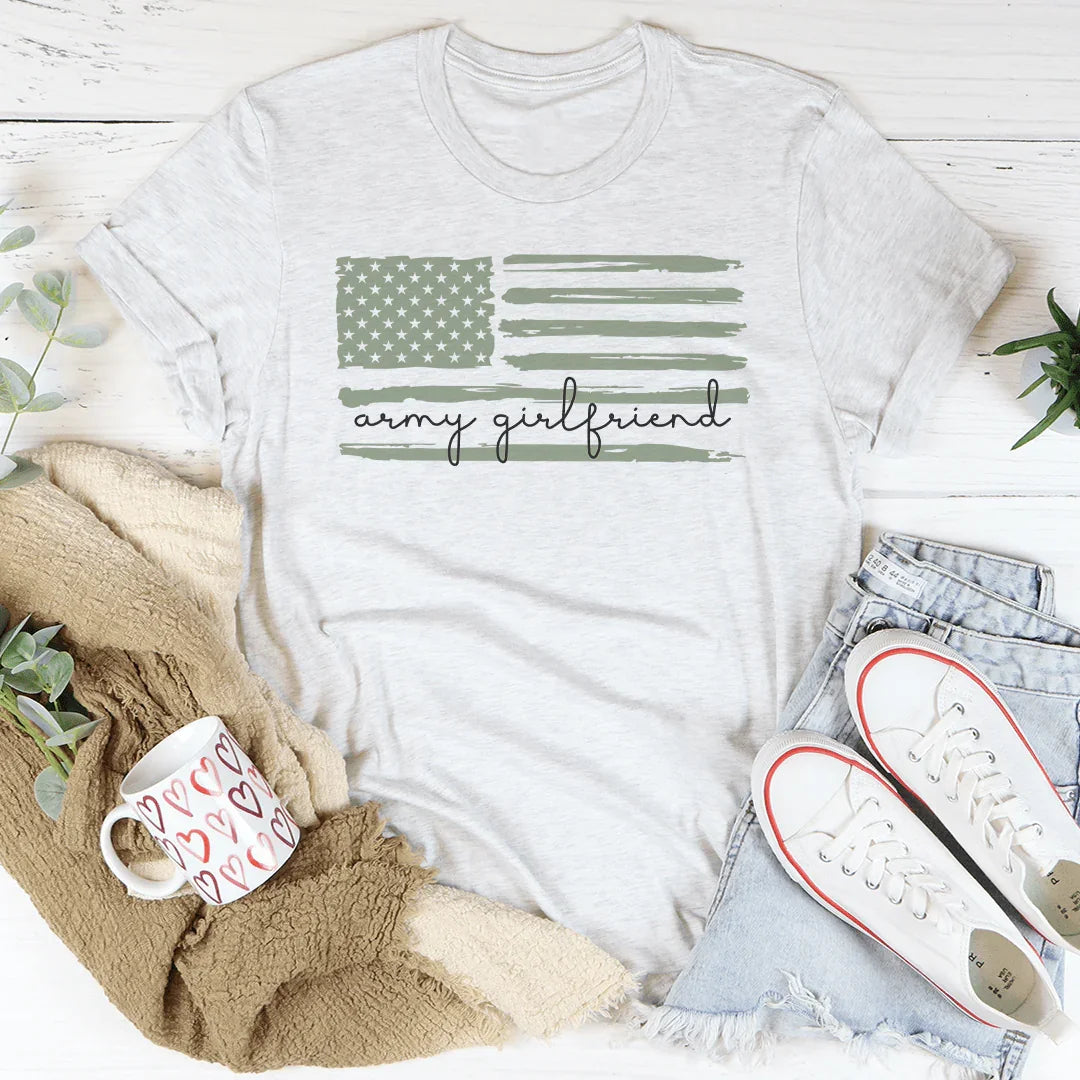 Army Girlfriend Tee - WonderingCloth