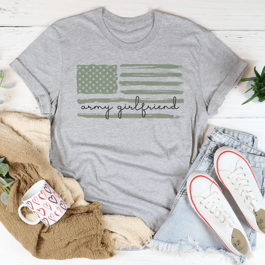 Army Girlfriend Tee - WonderingCloth