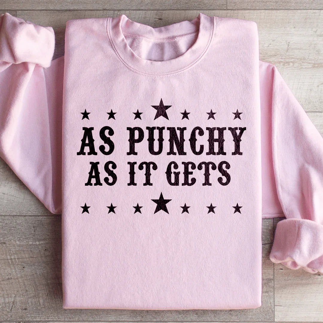 As Punchy As It Gets Sweatshirt - WonderingCloth