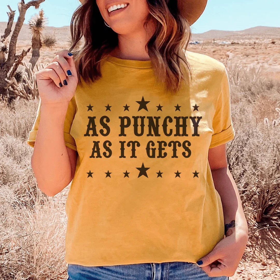 As Punchy As It Gets Tee - WonderingCloth