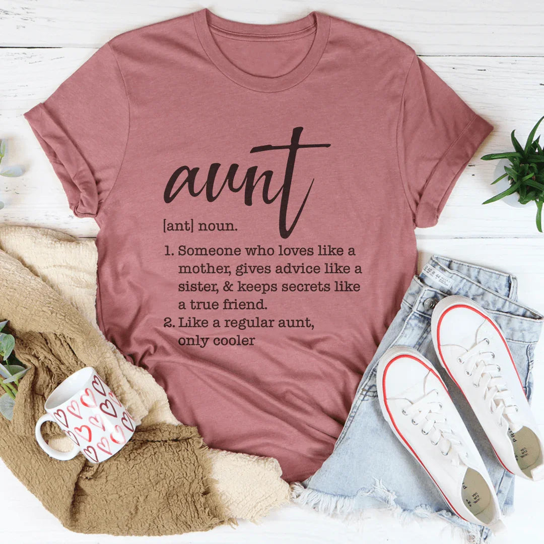Aunt Definition Tee - WonderingCloth