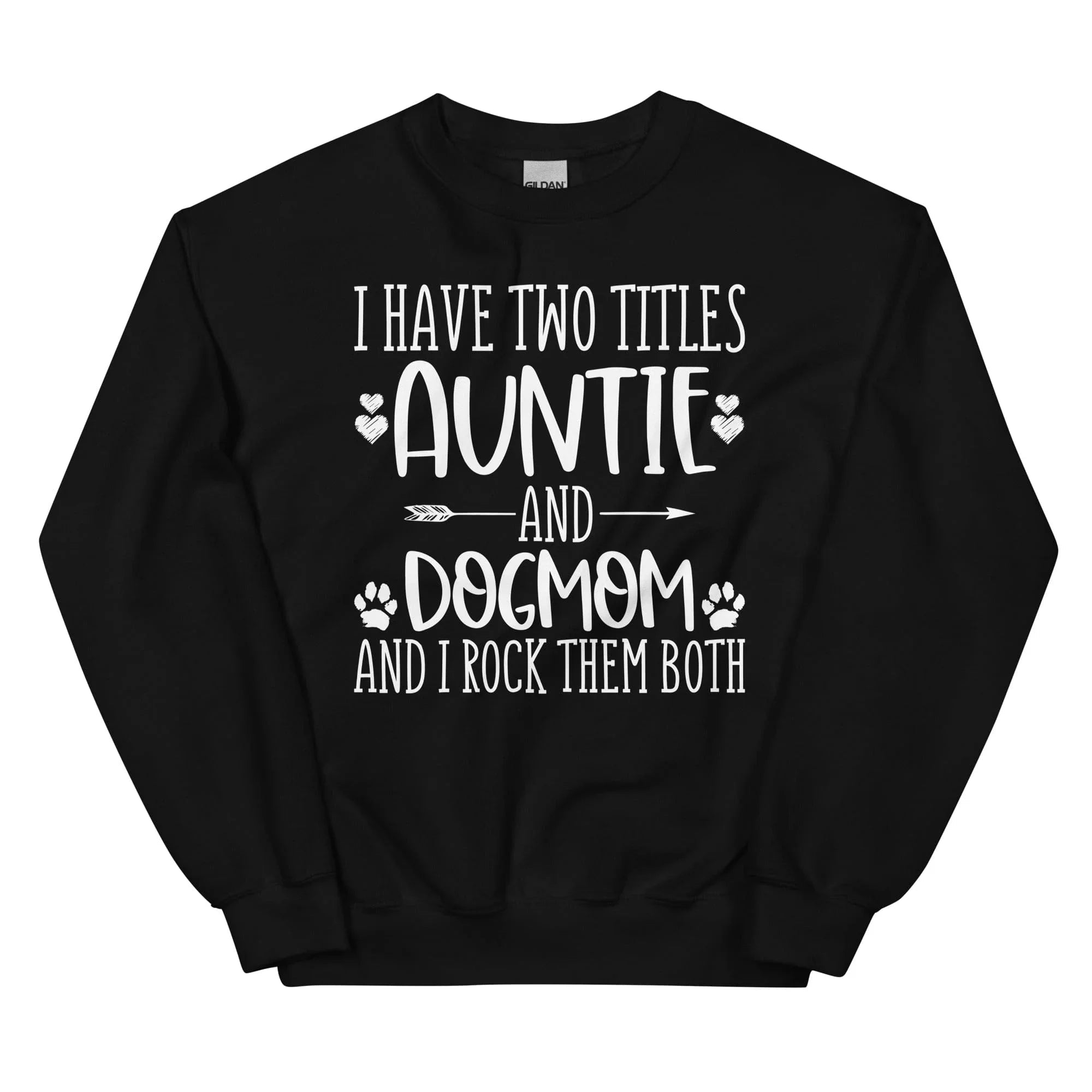 Auntie & Dogmom Sweatshirt - WonderingCloth