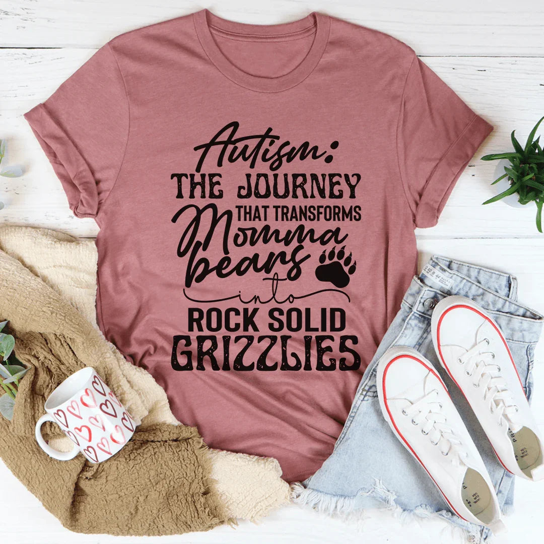 Autism Mama Grizzlies Tee - WonderingCloth