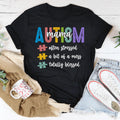 Autism Mama Often Stressed A Bit Of A Mess Totally Blessed Tee - WonderingCloth