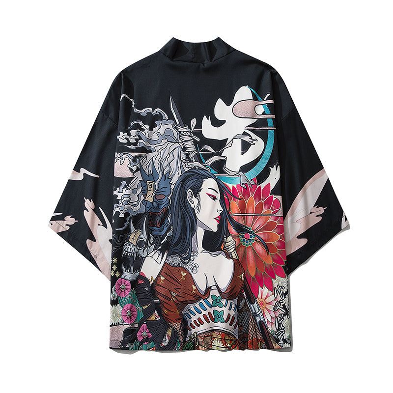 YC6034 Lady Swordart Kimono