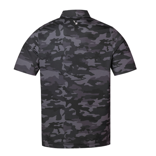 Black Camo Men's Polo - WonderingCloth