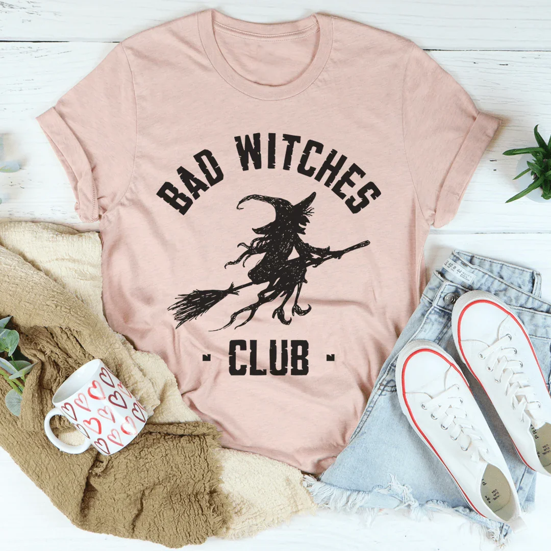 Bad Witches Club Tee - WonderingCloth