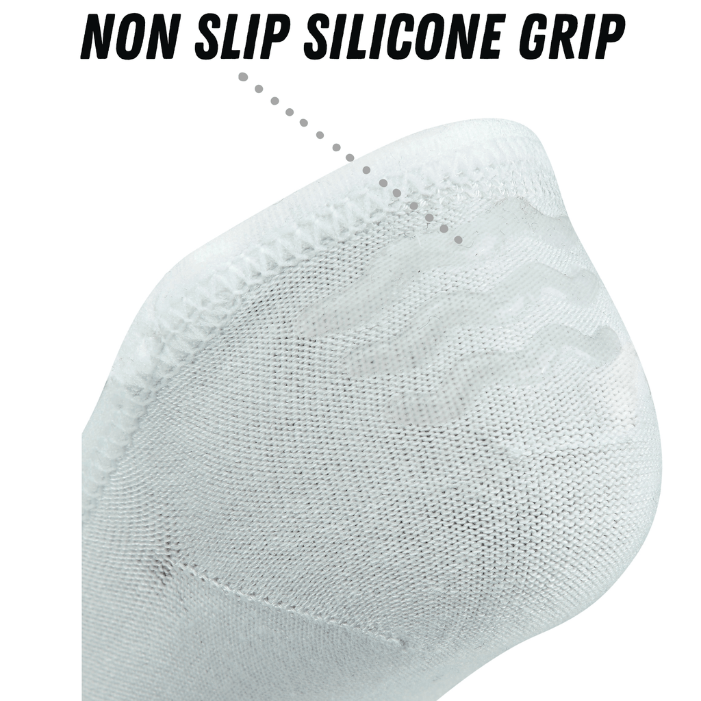 Bamboo Sports Super Low Cut No Show Bamboo Rayon Socks- Breathable, Moisture Wicking, Odor Eliminating, 4 Pair - WonderingCloth