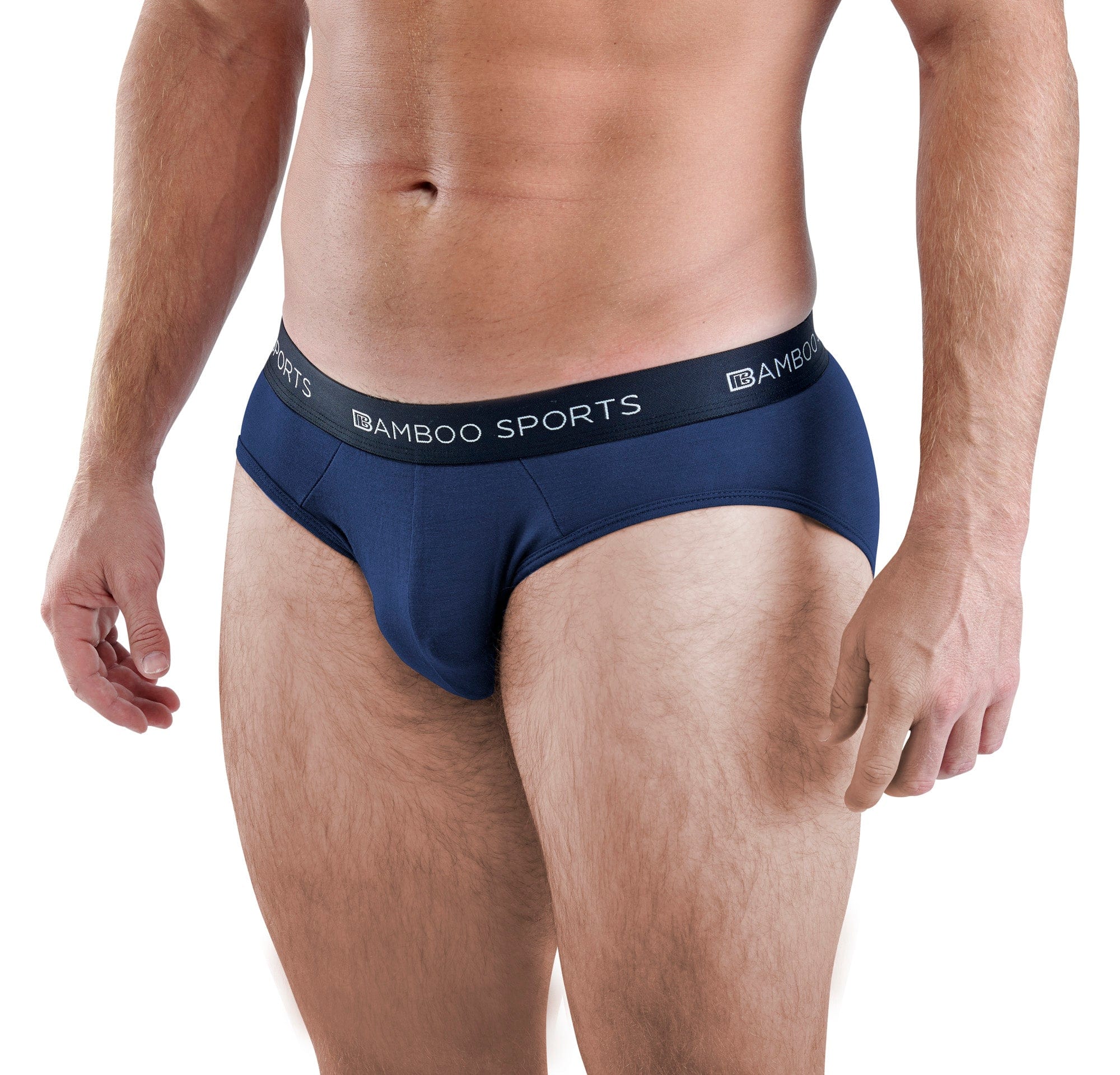 Men's Bamboo Rayon No Fly Briefs Available in all sizes & 3 Colors, 4 Pack - WonderingCloth