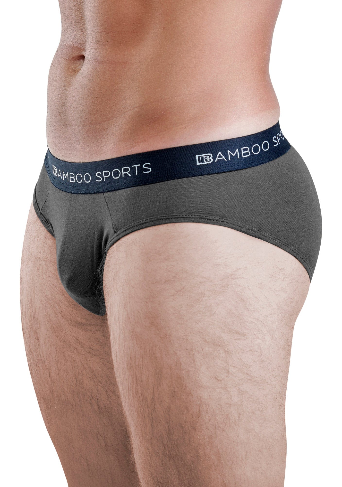 Men's Bamboo Rayon No Fly Briefs Available in all sizes & 3 Colors, 4 Pack - WonderingCloth