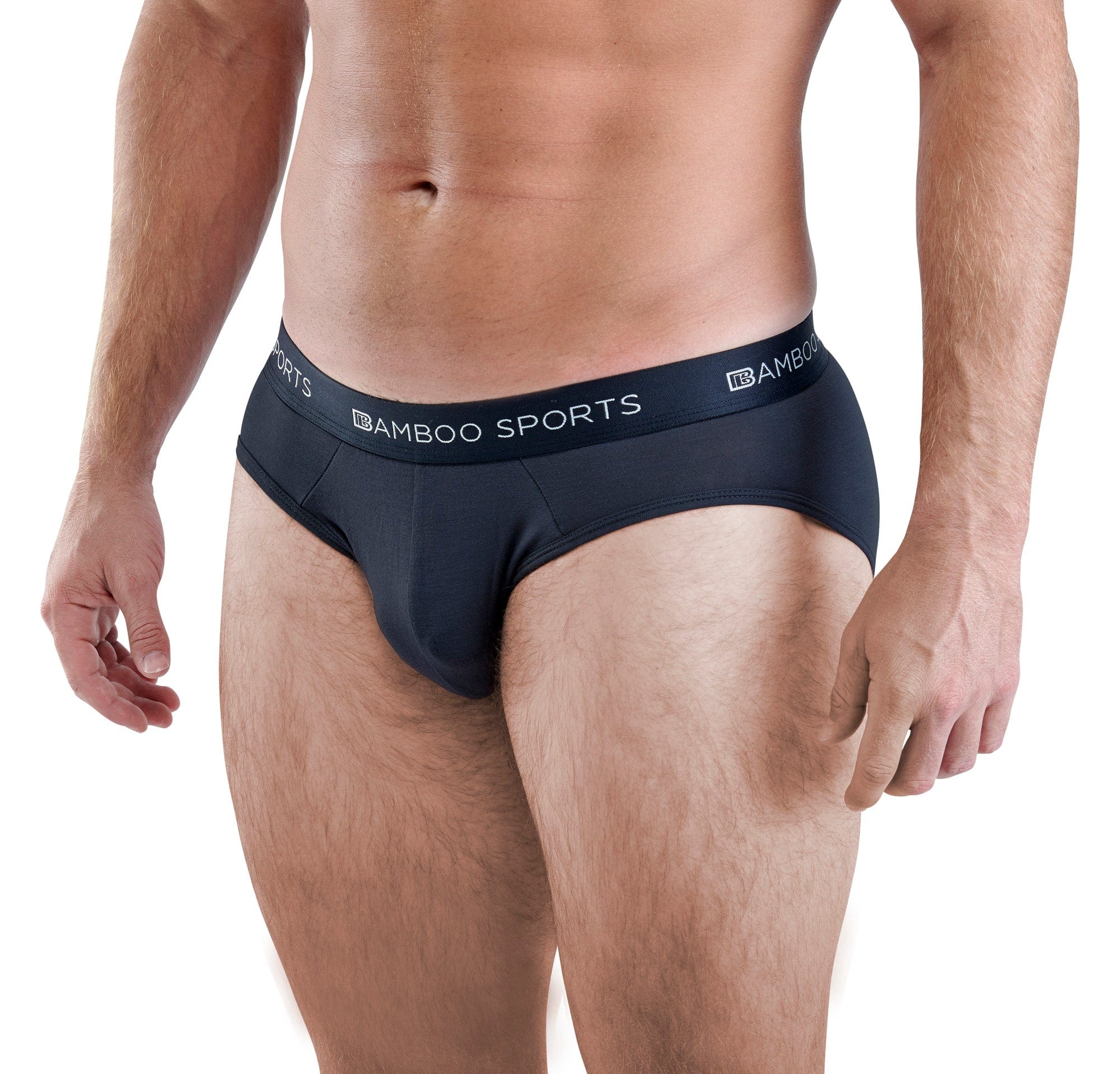 Men's Bamboo Rayon No Fly Briefs Available in all sizes & 3 Colors, 4 Pack - WonderingCloth
