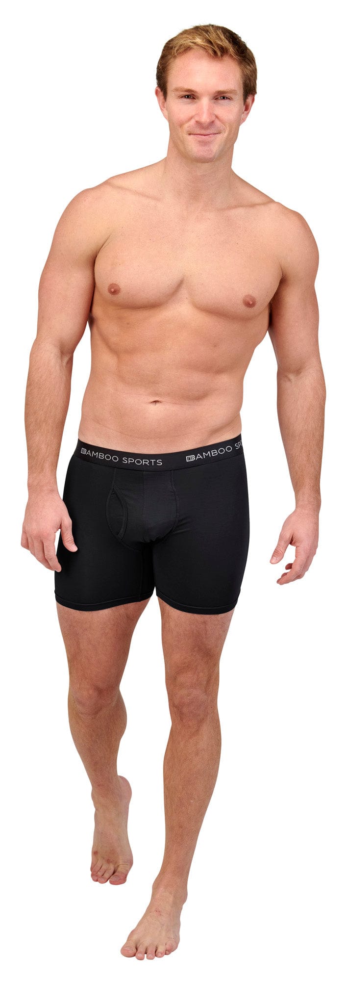 Men's 4" Inseam Bamboo Rayon Boxer Briefs - 4 Pack - WonderingCloth