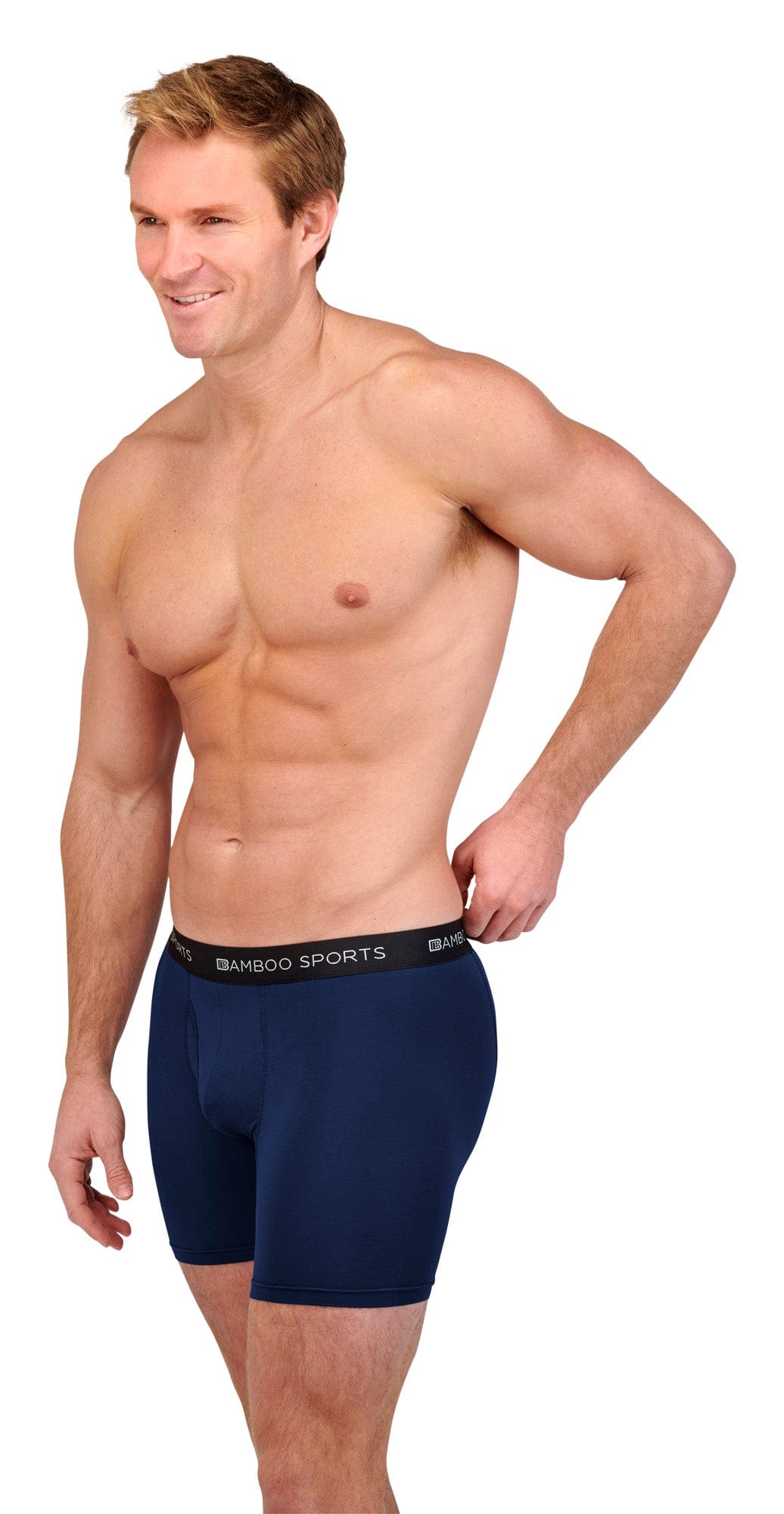 Men's 4" Inseam Bamboo Rayon Boxer Briefs - 4 Pack - WonderingCloth