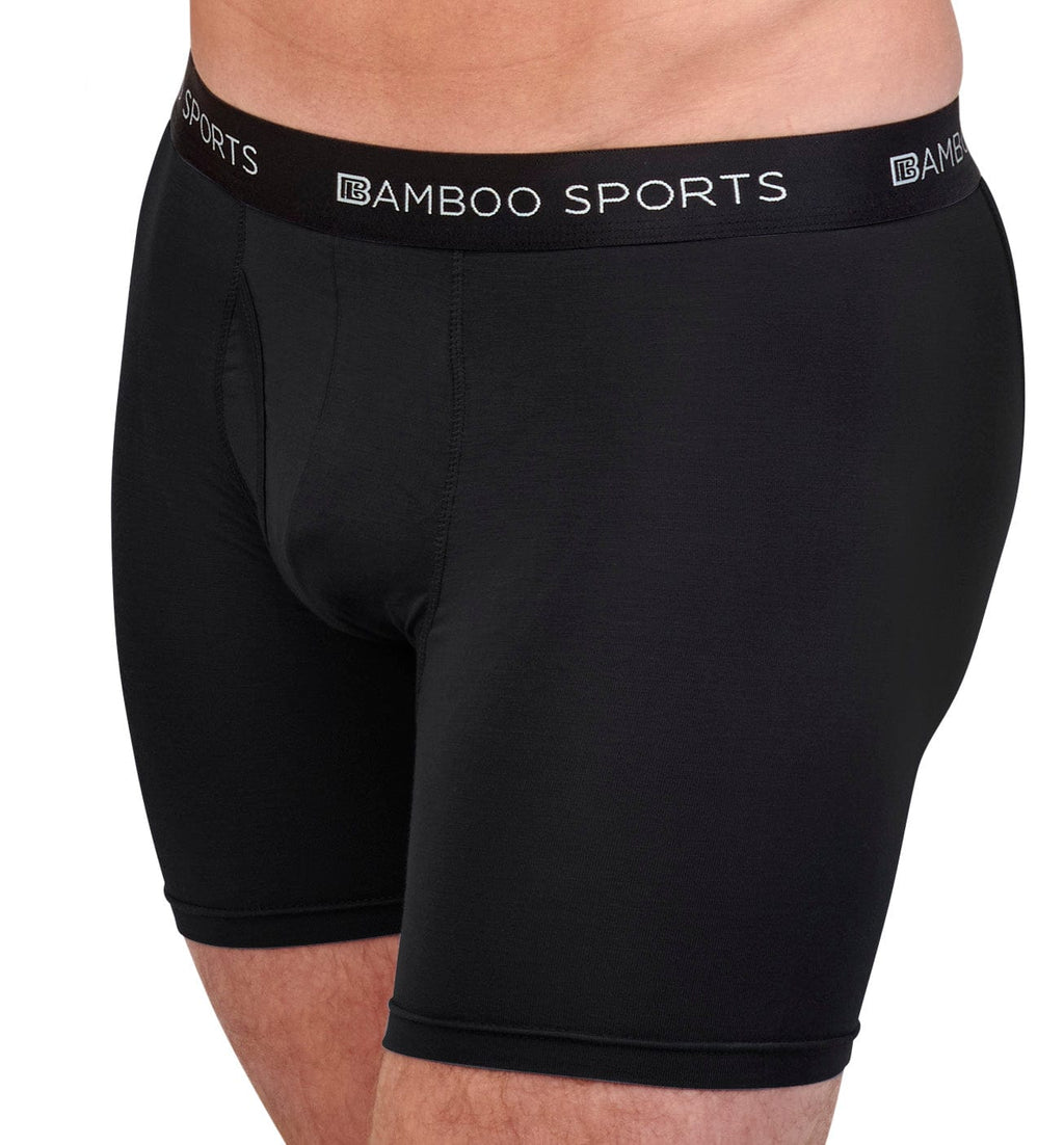 Men's 4" Inseam Bamboo Rayon Boxer Briefs - 4 Pack - WonderingCloth