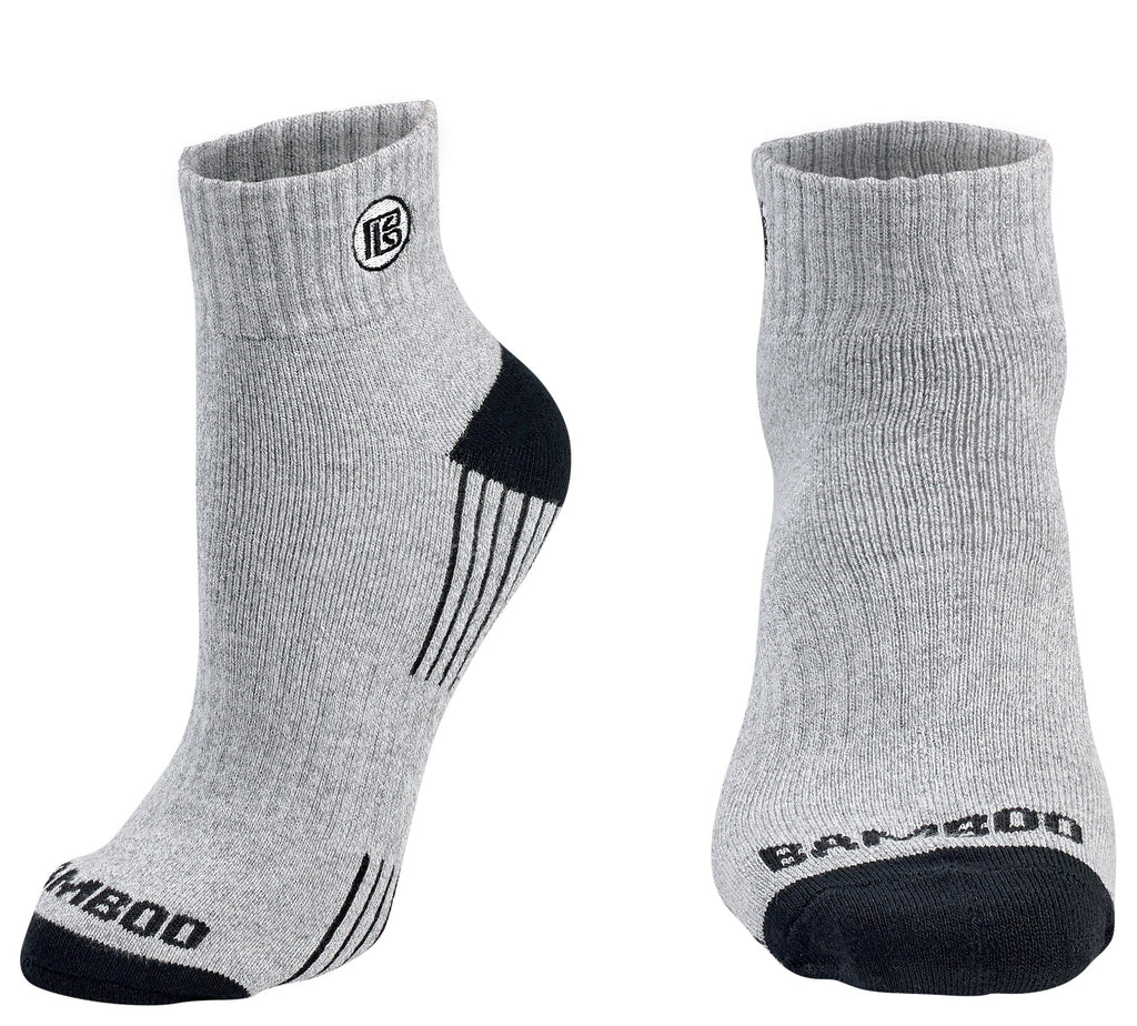Premium Bamboo Rayon Quarter High Crew Socks - WonderingCloth