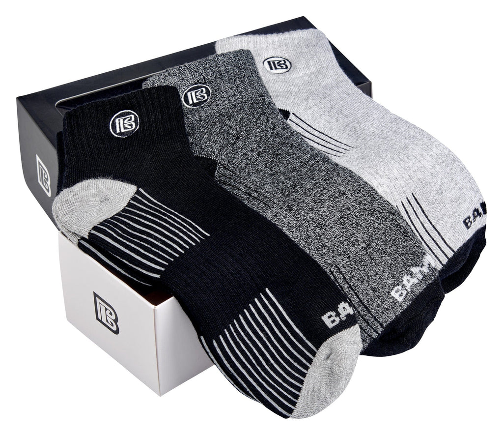 Premium Bamboo Rayon Quarter High Crew Socks - WonderingCloth