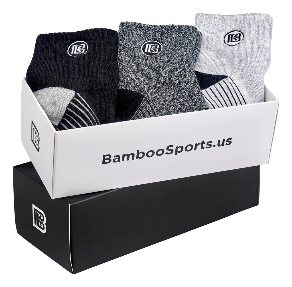 Premium Bamboo Rayon Quarter High Crew Socks - WonderingCloth