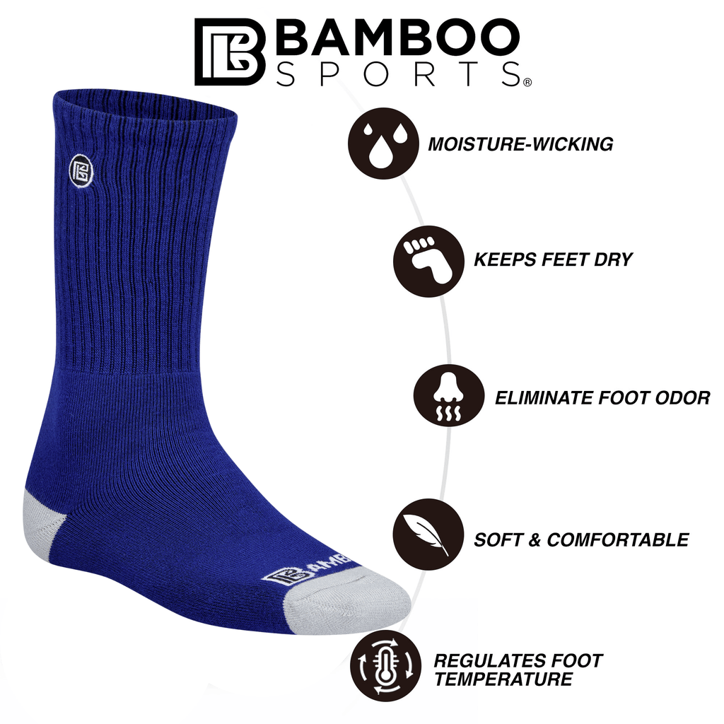 Premium Bamboo Rayon Crew Socks - WonderingCloth