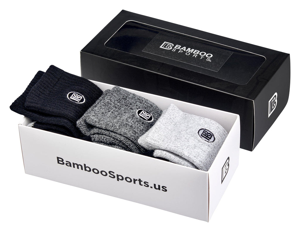 Premium Bamboo Rayon Crew Socks Gift Box - WonderingCloth