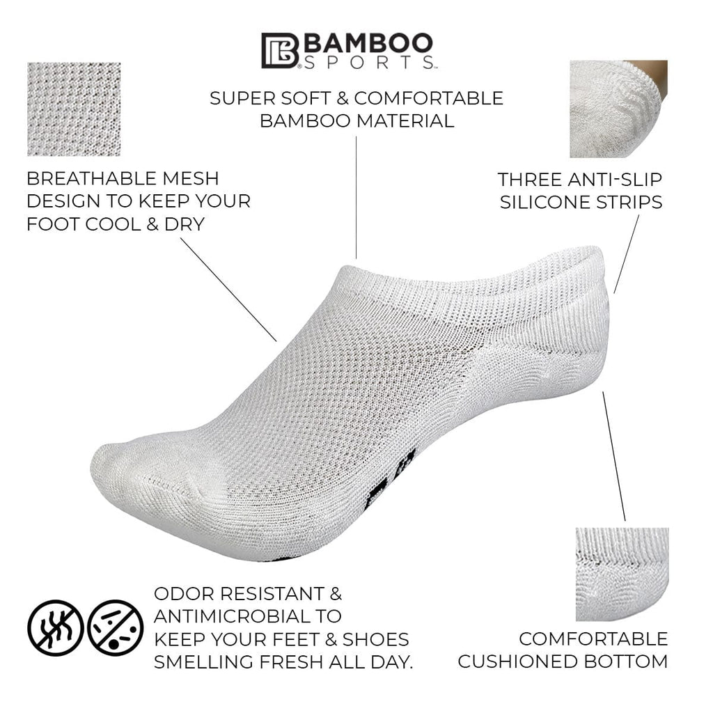 Bamboo Rayon Invisible No Show Socks - WonderingCloth