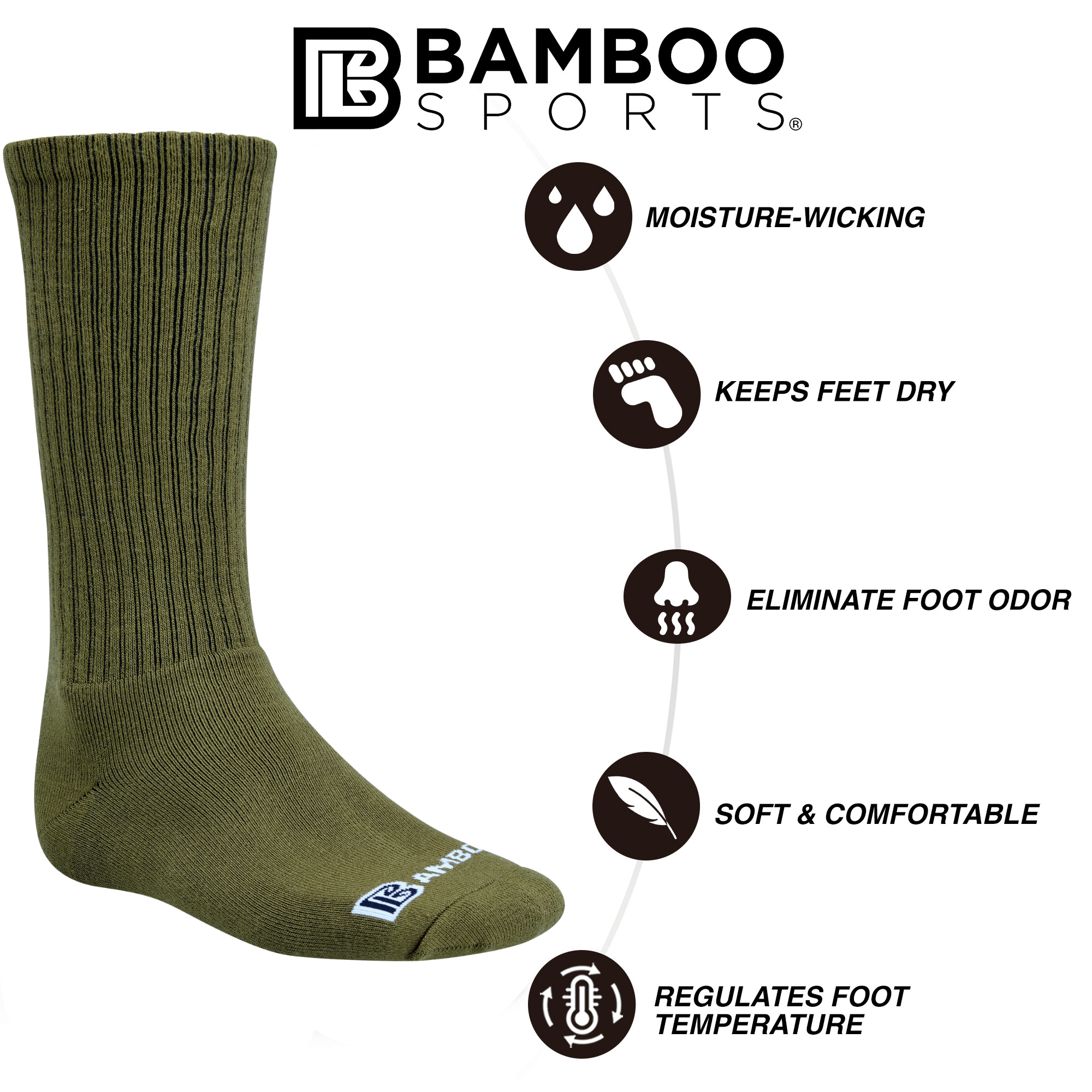 NEW! Knee high Premium Crew Socks (2 Pack) - WonderingCloth