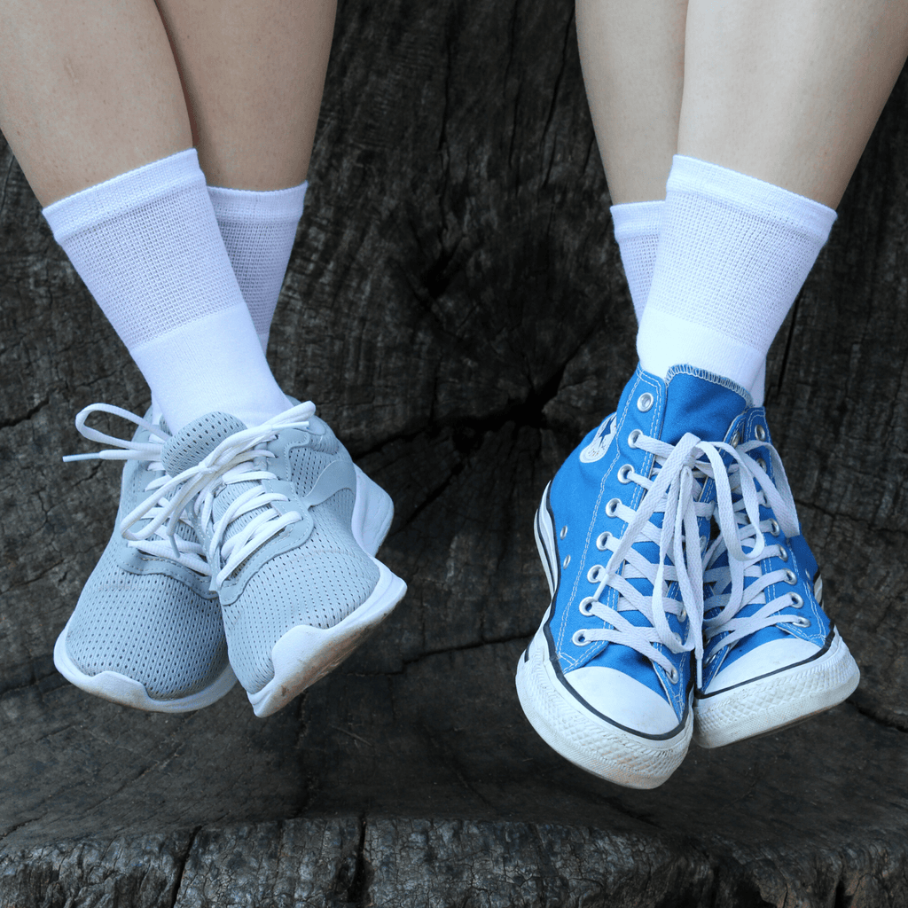 Women's Bamboo Rayon Crew Socks - WonderingCloth