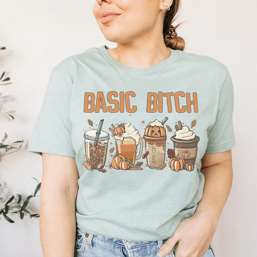 Basic B Fall Tee - WonderingCloth