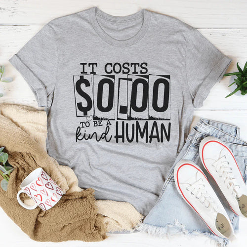 Be A Kind Human Tee - WonderingCloth