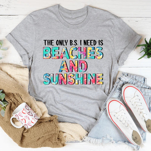 Beaches And Sunshine Tee - WonderingCloth