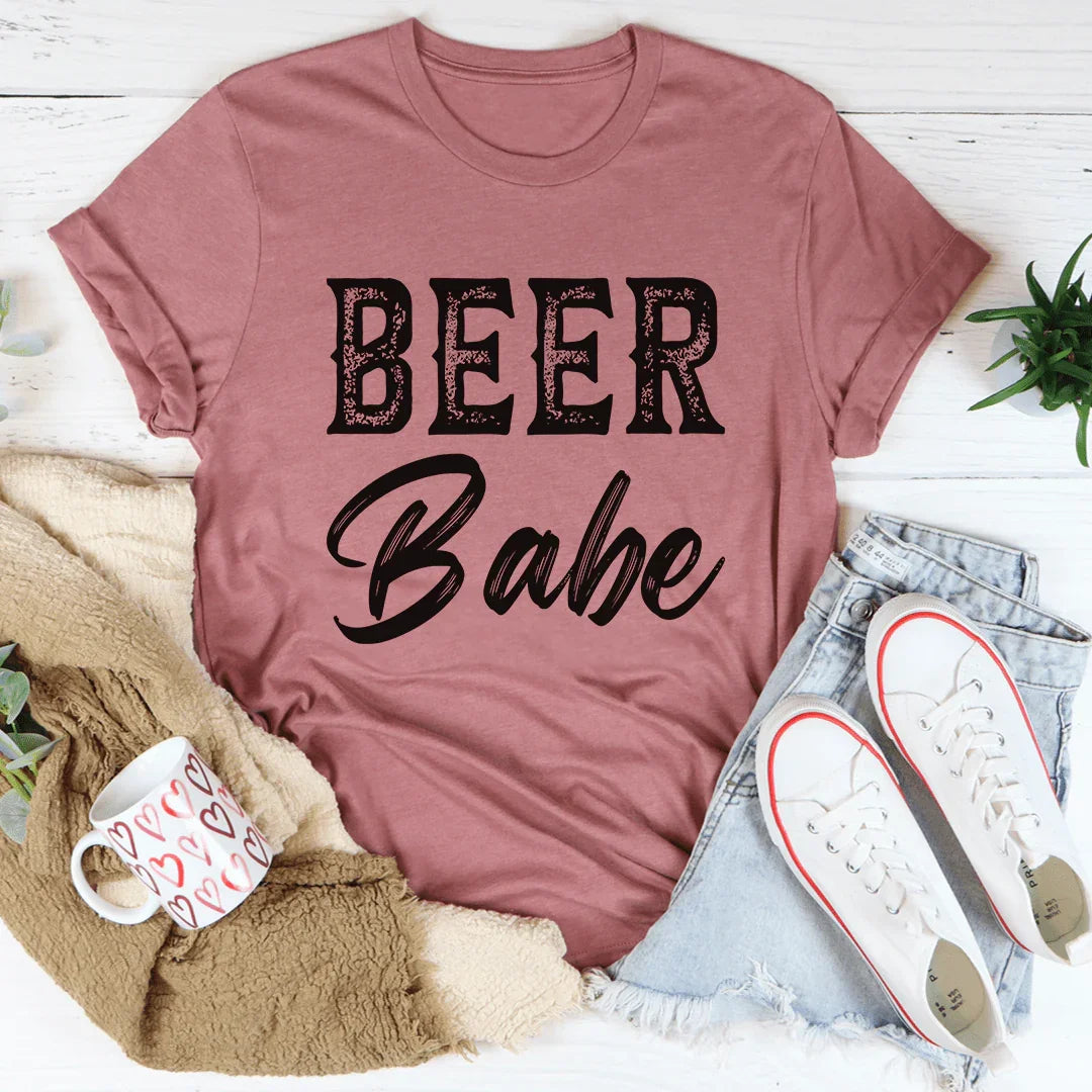Beer Babe Tee - WonderingCloth