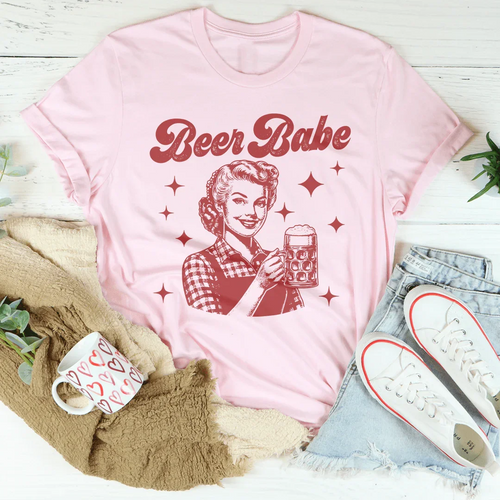 Beer Babe Tee - WonderingCloth