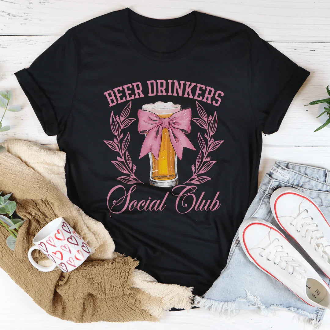 Beer Drinkers Social Club Tee - WonderingCloth