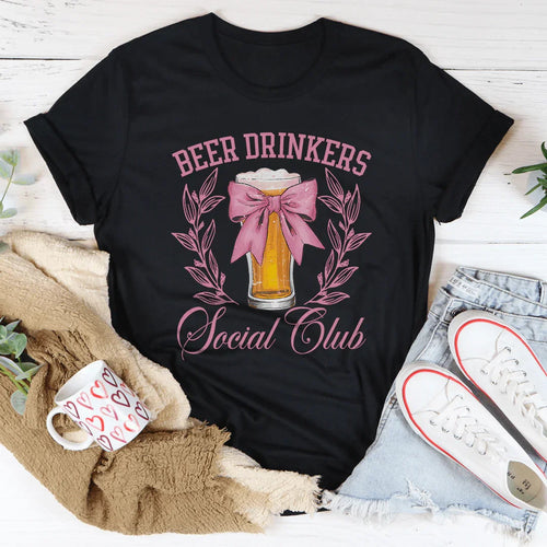 Beer Drinkers Social Club Tee - WonderingCloth