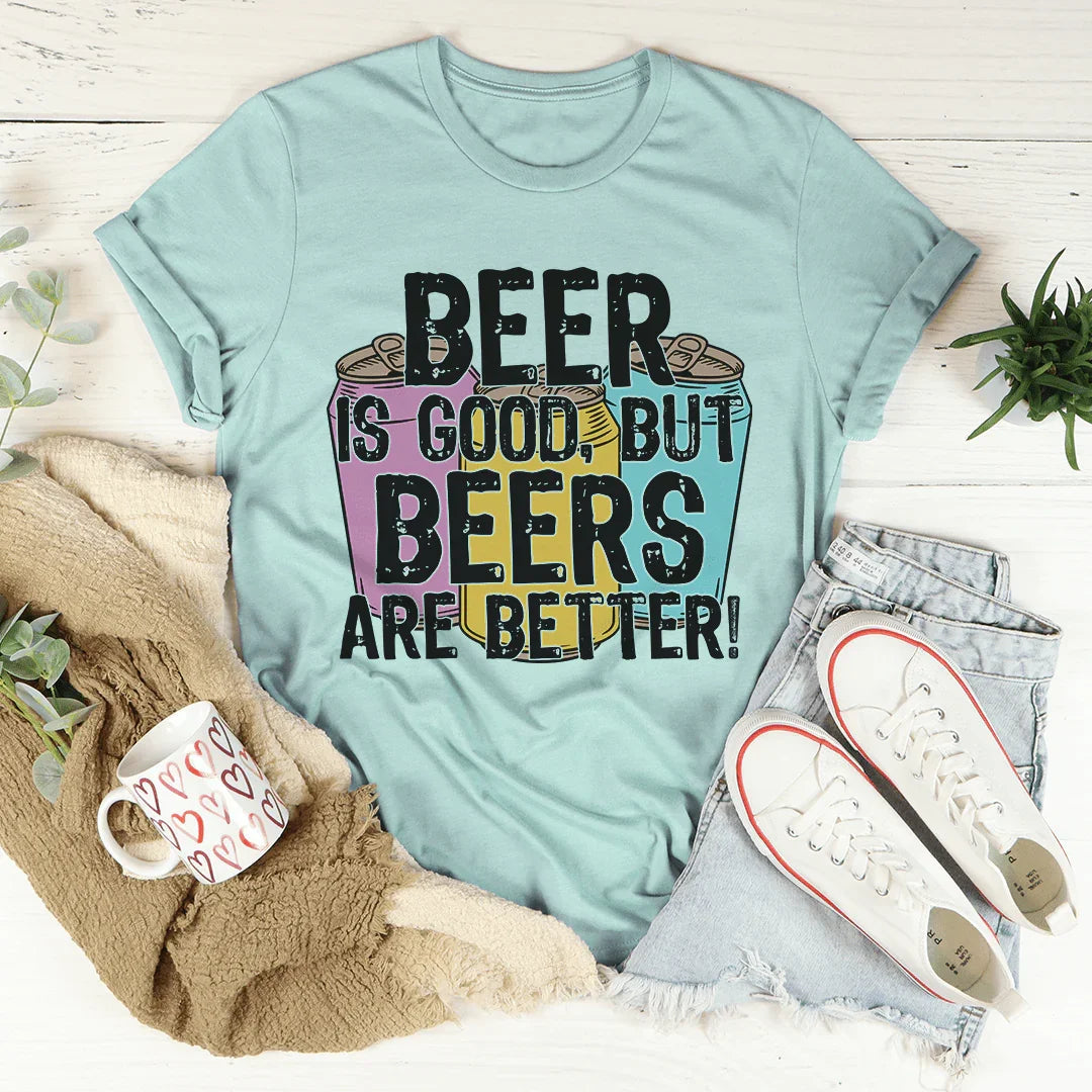 Beer Is Good Tee - WonderingCloth