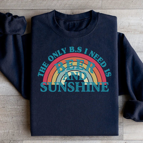 Beer & Sunshine Sweatshirt - WonderingCloth