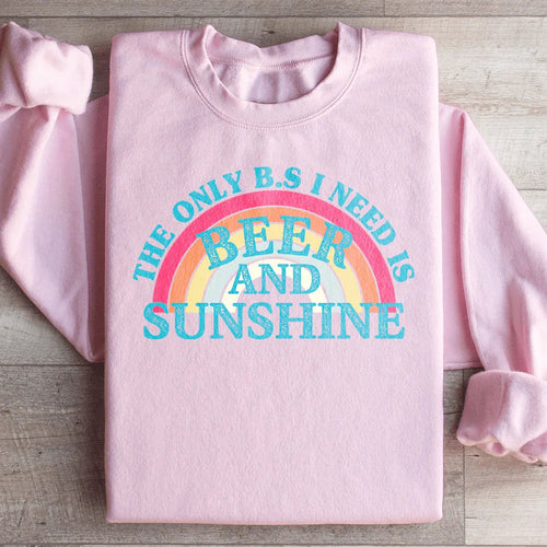 Beer & Sunshine Sweatshirt - WonderingCloth