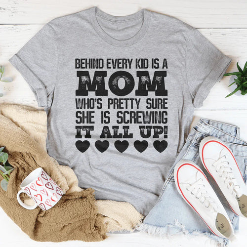 Behind Every Kid Tee - WonderingCloth