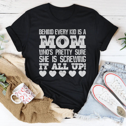 Behind Every Kid Tee - WonderingCloth