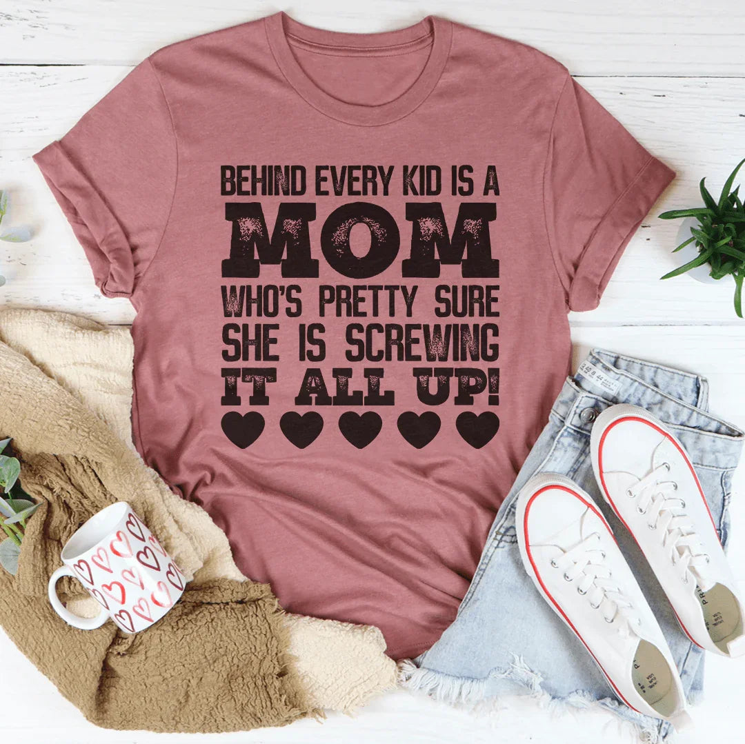Behind Every Kid Tee - WonderingCloth