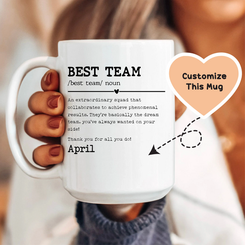Best Team Custom Mug - WonderingCloth