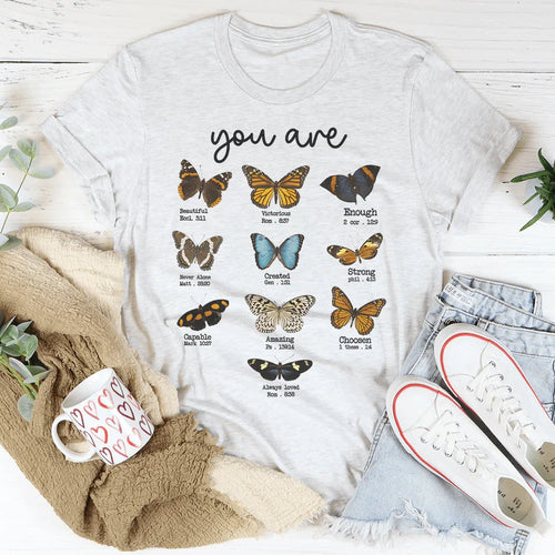 Bible Verses Butterflies Tee - WonderingCloth