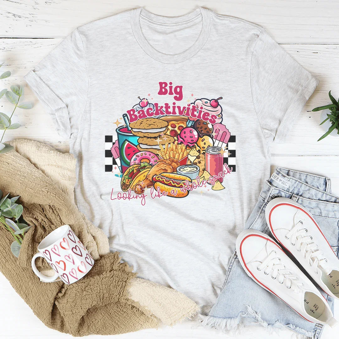 Big Backtivities Tee - WonderingCloth