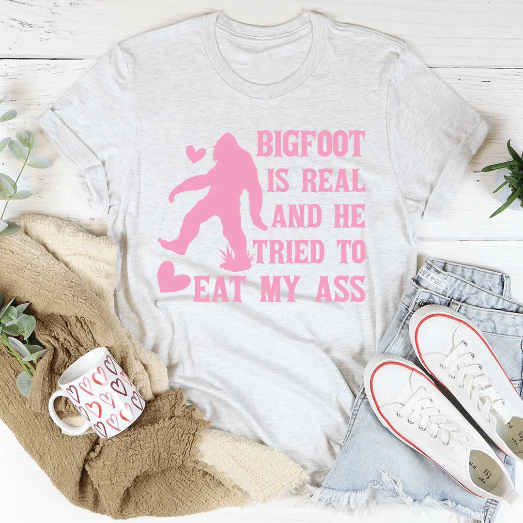 Bigfoot Is Real Tee - WonderingCloth