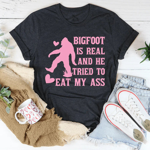 Bigfoot Is Real Tee - WonderingCloth